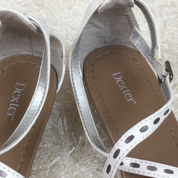 Dexter White Wraptoe Sandals - Picture 3 of 5